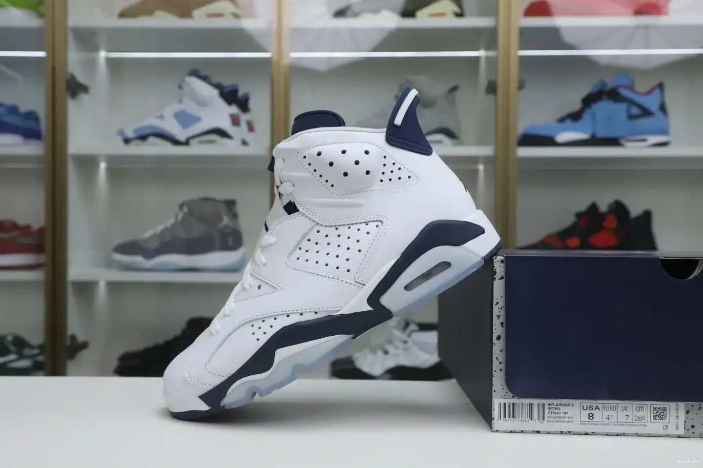 Kimikick MIDNIGHT NAVY 6 AIR JORDAN 0522
